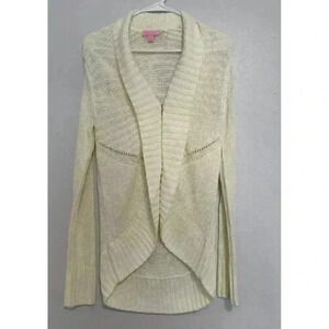 Lilly‎ Pulitzer Ivory Shawl Cardigan size Small